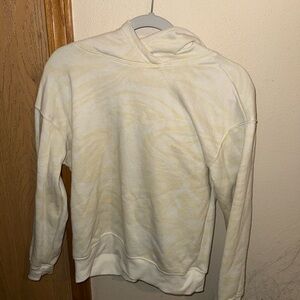 Yellow/White Pattern Hoodie